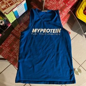 MEN’s MyProtein gym tank top in size SMALL